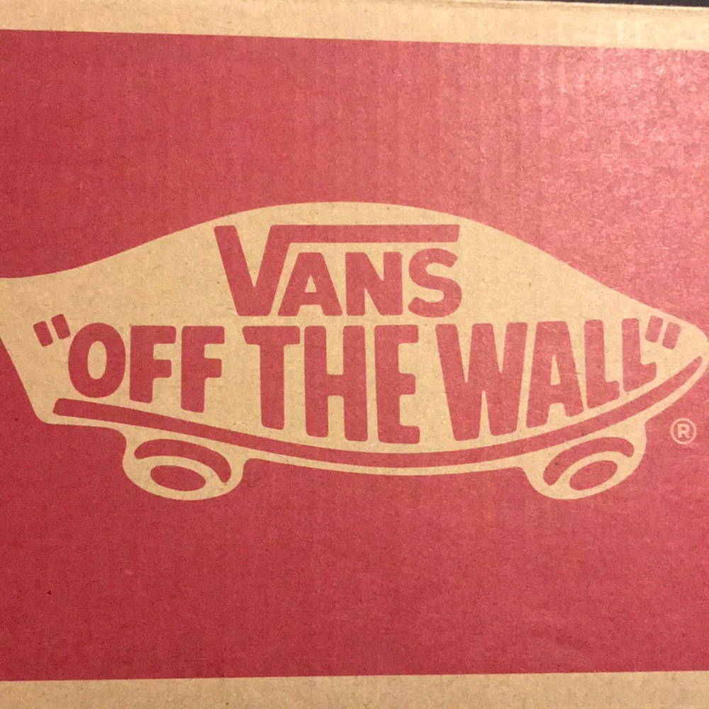 Classic slip-on Vans (blue&white)